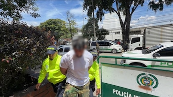 La retención de Soner Nusret Aka, conocido como “El Francés”, en Medellín, representa un paso clave en la lucha internacional contra las redes de narcotráfico - crédito Policía Nacional/Dijín