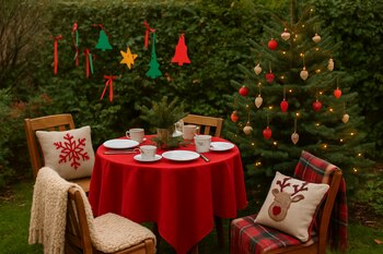 En la decoración de la