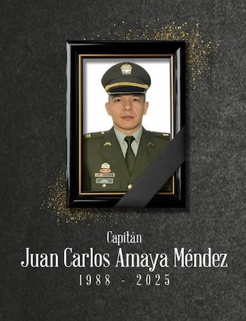 El uniformado murió en medio