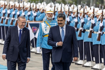 Erdogan recibió a Nicolás Maduro