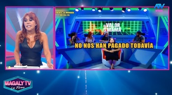 Jefferson Farfán busca reducir pensión y Magaly Medina lo enfrenta en televisión. Captura: Magaly TV La Firme.