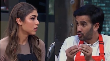 Pautips y Tuto Patiño discutieron tras presentar su plato en un reto de salvación de MasterChef Celebrity Colombia.
