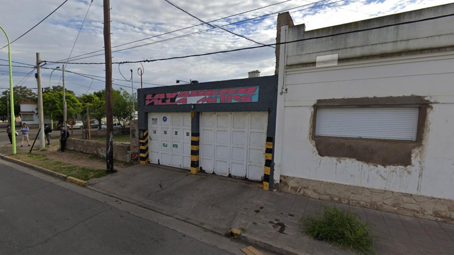 El lavadero que Celeste tuvo que cerrar en septiembre pasado; ahora lava en su casa.