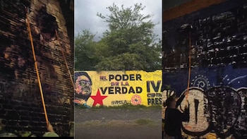 Polémica por murales de políticos
