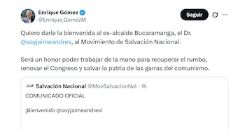 Enrique Gómez le dio la
