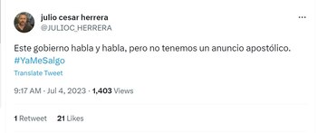 Actor Julio César Herrera en