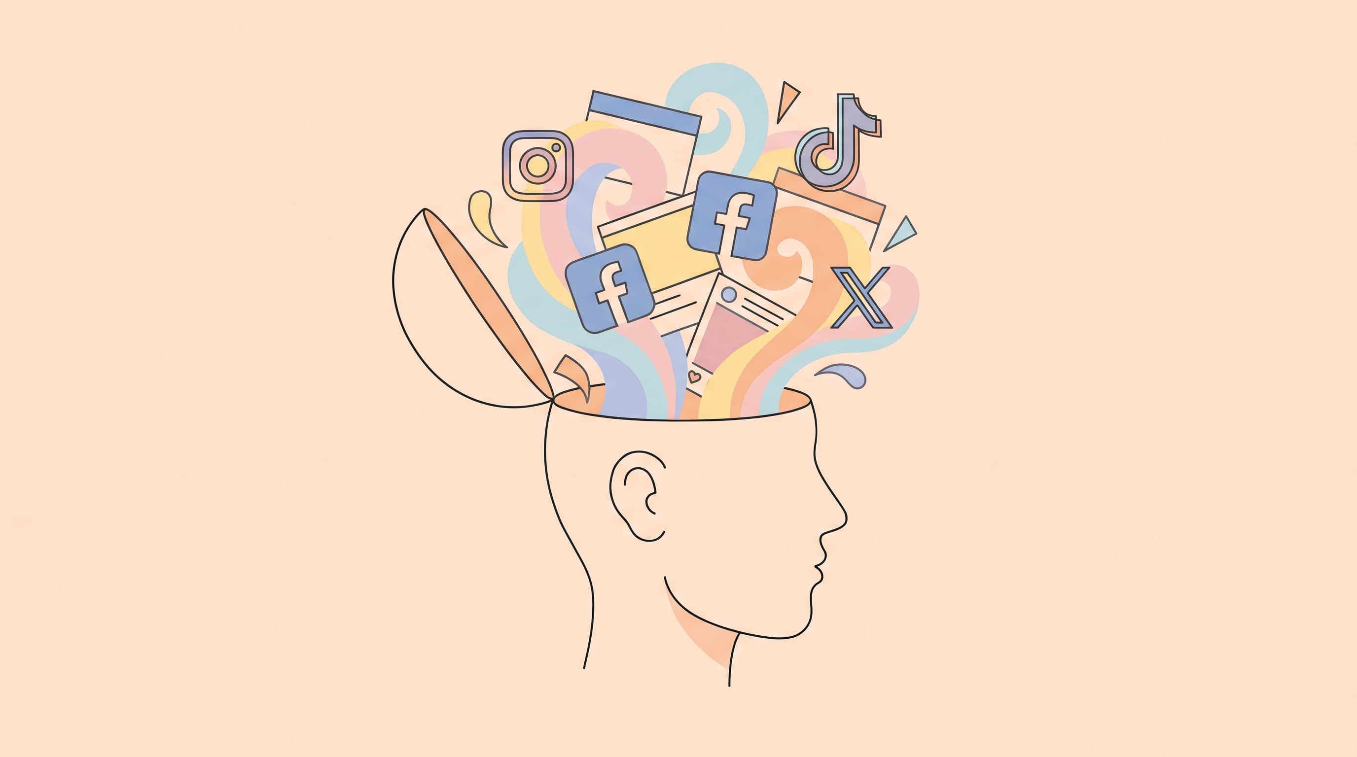 Especialistas recomiendan establecer límites de tiempo, eliminar aplicaciones y practicar ayunos digitales para controlar el uso de las redes sociales y proteger la salud mental (Imagen Ilustrativa Infobae)