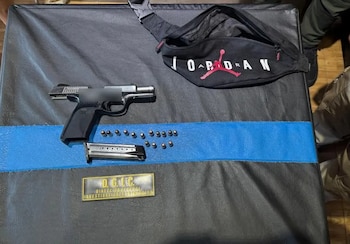 El arma que le secuestraron