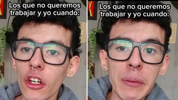El video de un joven