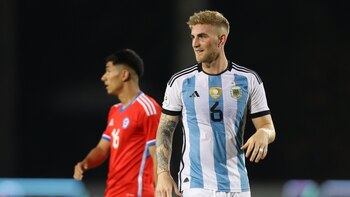 Valentini, del Boca Juniors, se