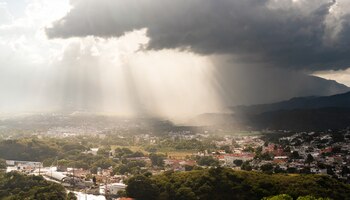Temperatura, probabilidad de lluvia, nubosidad