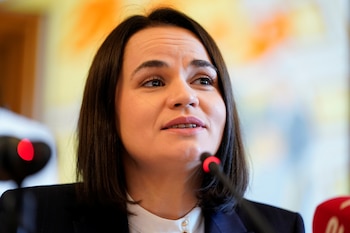 Analistas internacionales ya mencionan a Julia Navalnaya como una segunda Svetlana Tikhanovskaya. En Bielorrusia, la mujer se opuso a Alexander Lukashenko. REUTERS