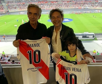 Imanol Arias y Fabián Vena