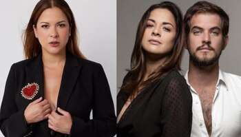 Karina Jordán y su esposo