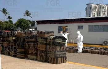 FGR incinera más de cuatro toneladas de clorhidrato de cocaína