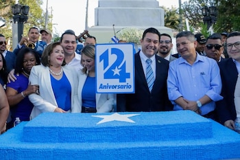 El acto en Tegucigalpa reunió