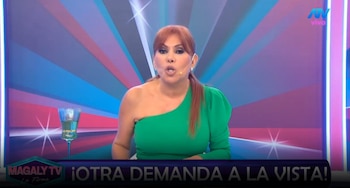 ‘Samu’ responde a Alejandra Baigorria y Magaly Medina se suma a la crítica: “No te quejes”. Captura: Magaly TV La Firme.