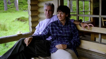 Ghislaine Maxwell y Jeffrey Epstein