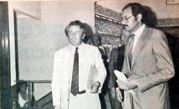 Federico Polak, asumiendo como interventor en Boca