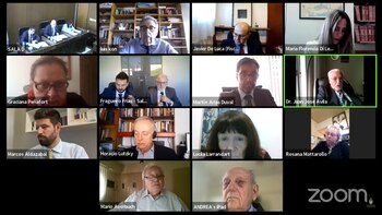 La audiencia virtual que realizó