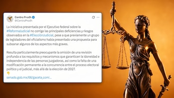 Centro Prodh critica nueva iniciativa de Reforma Judicial: advierte que mantiene riesgos para la independencia judicial