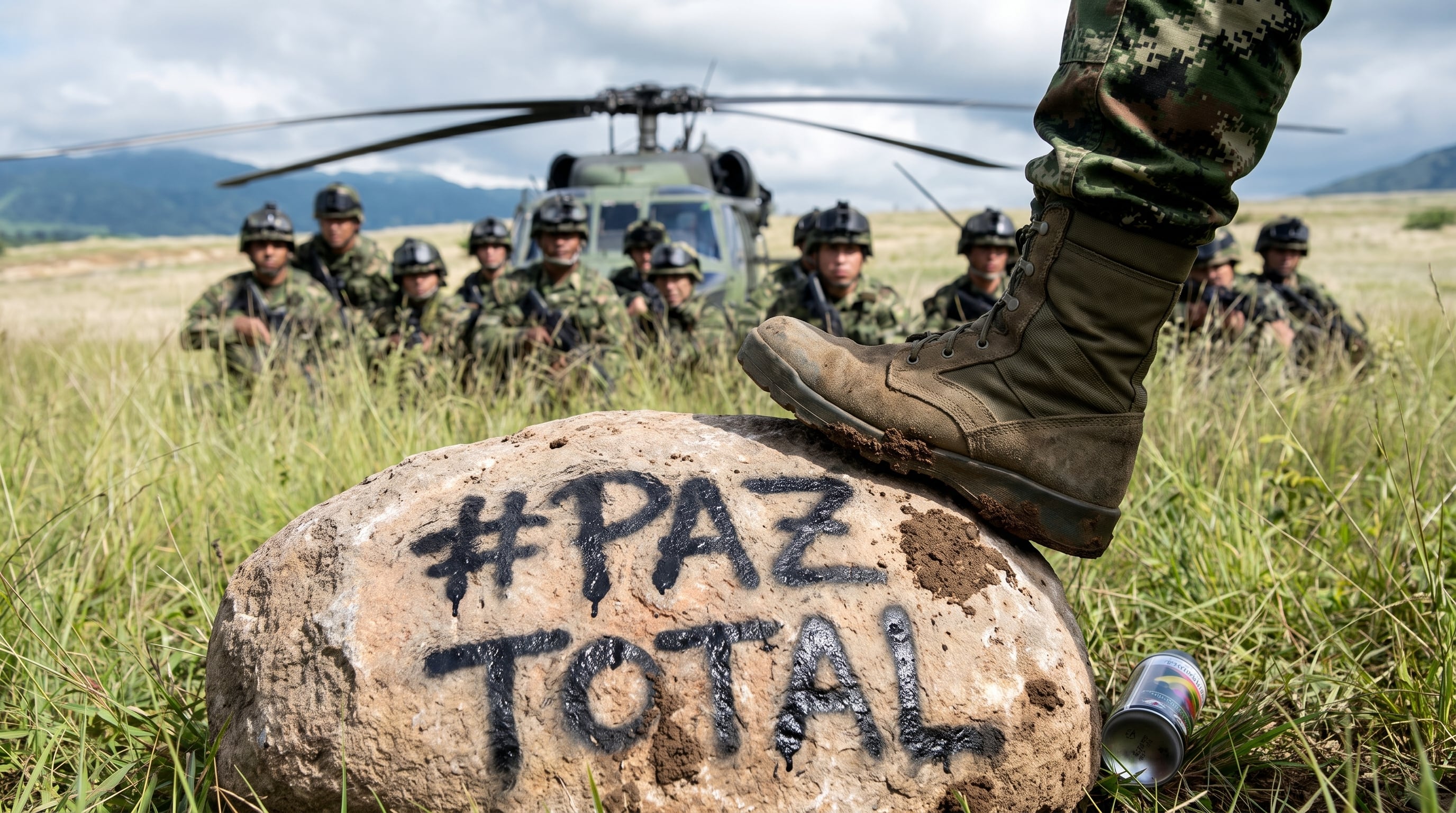 Imagen de referencia - El gobierno de Abelardo De La Espriella puso fin a varios diálogos de paz heredados de la Paz Total de Gustavo Petro - crédito Visuales IA