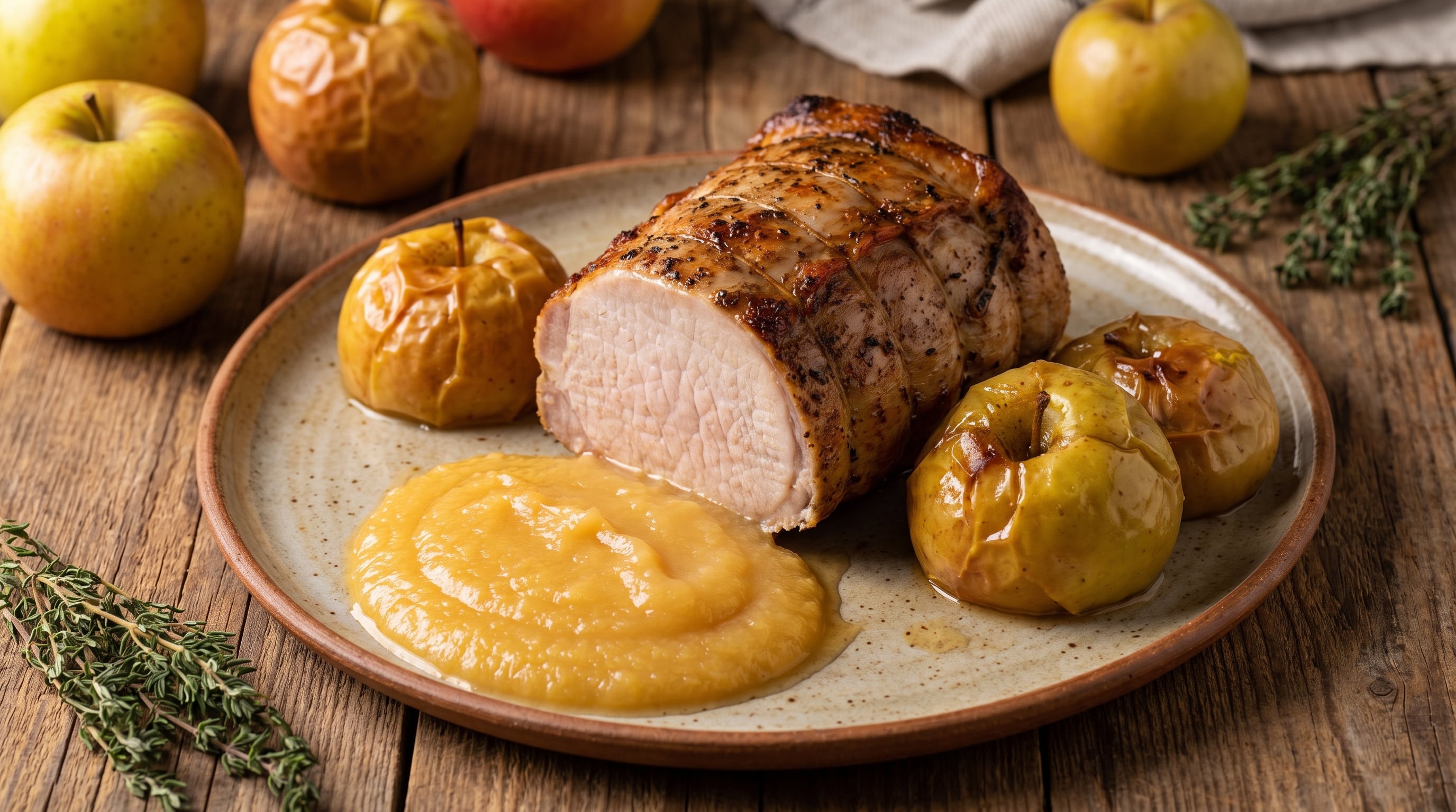 El carré de cerdo con puré de manzanas convierte una comida de todos los días en un plato especial (Imagen Ilustrativa Infobae)