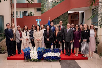 Honduras y Guatemala ratificaron el papel del Grupo de Alto Nivel de Seguridad y Justicia, GANSEJ, para coordinar acciones contra el crimen organizado transnacional.