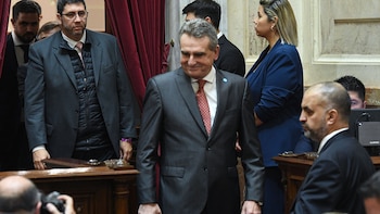 Agustín Rossi en el Senado