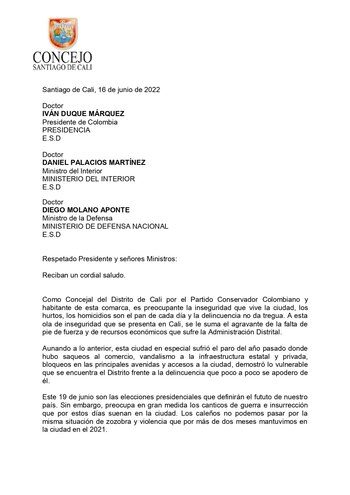 El corporado pretende evitar que