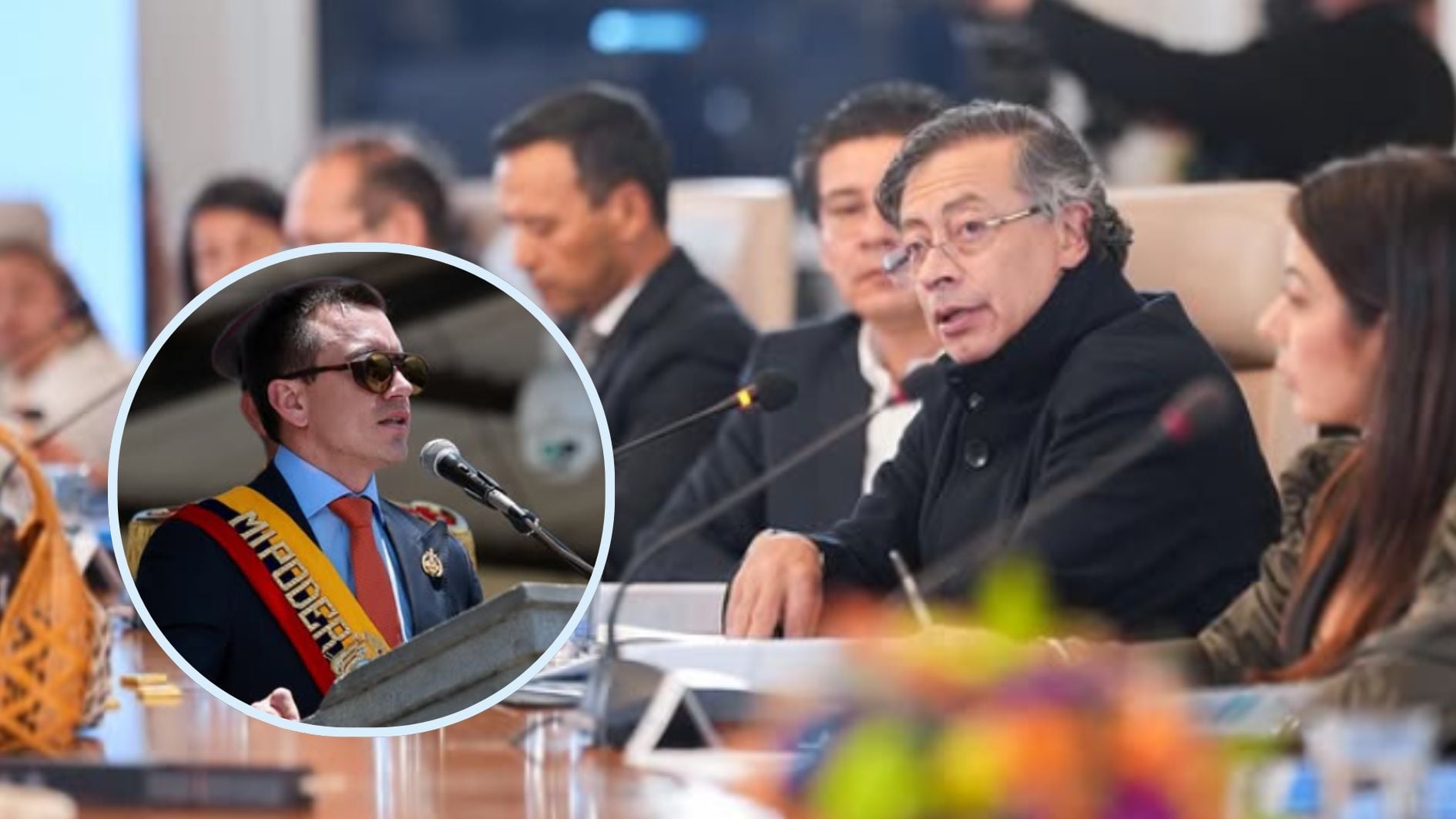 Petro aprovechó el consejo de ministros que ofició la noche del lunes 16 de marzo para promocionar uno de los proyectos productos como sustitución a los cultivos ilícitos: Peace Chocolates - crédito @gustavopetrourrego/IG | @danielnoboaok/IG