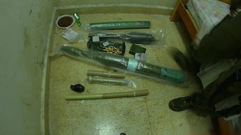 El arsenal de Hezbollah hallado por Israel (@idfonline)