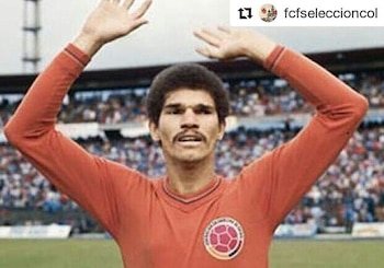 El jugador tuvo un paso destacado por la selección Colombia entre 1975 y 1984-crédito @eduardo_vilarete/Instagram