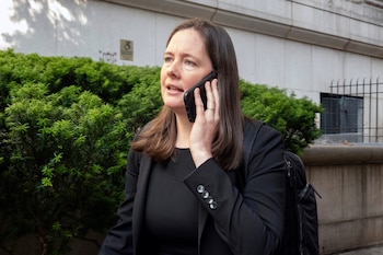 Hija del exdirector del FBI James Comey, trabajó durante casi una década en la fiscalía federal del Distrito Sur de Nueva York y participó en causas de alto perfil (AP Foto/Ted Shaffrey, Archivo)