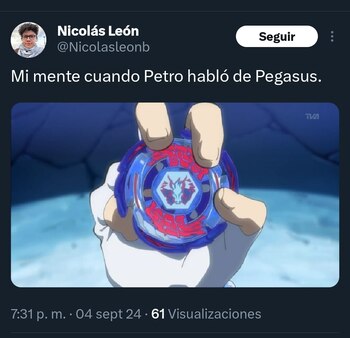 El nombre del programa de