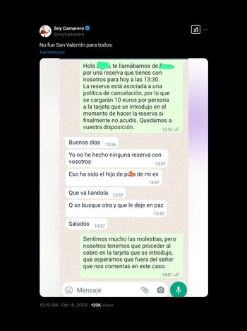 Cuando una reserva se convierte