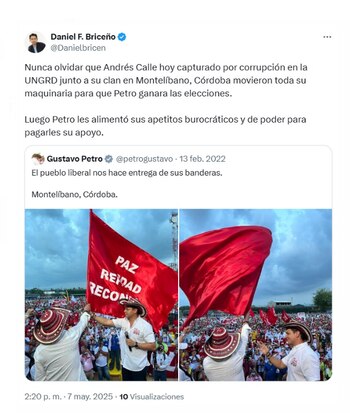 El concejal Daniel Briceño recordó