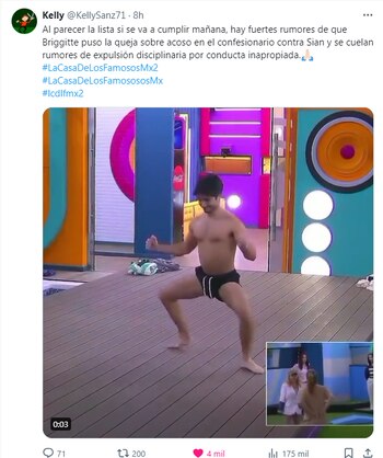 Durante una charla en la