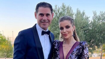 Fernando Hierro y Fani Stipkovic