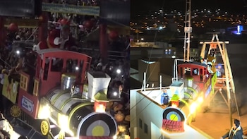 Evento navideño en Tacna casi