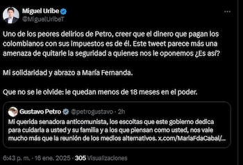 El senador indicó que el