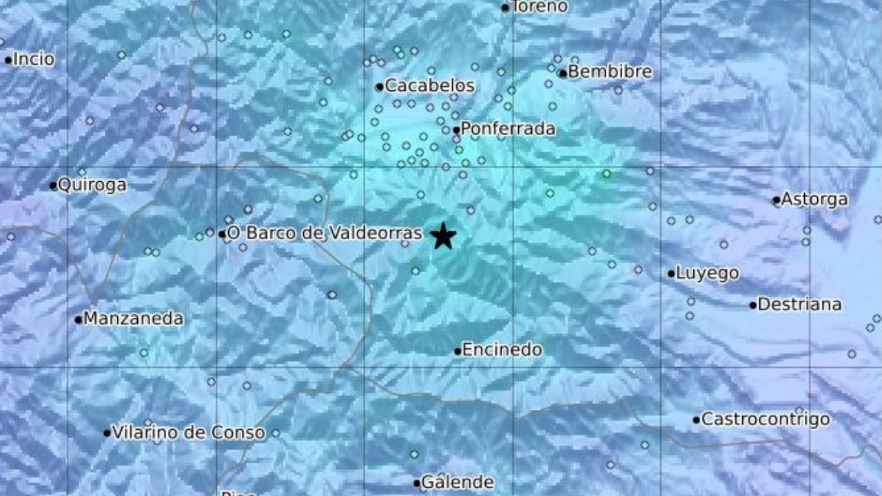 Registrado un terremoto de magnitud 4,2 en Benuza, León. (IGN)