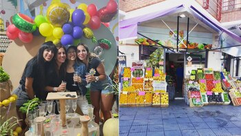 Vendía desde el living de