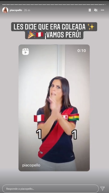 Artistas celebran triunfo de Perú.