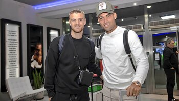 Lucas Beltrán y Lautaro Martínez