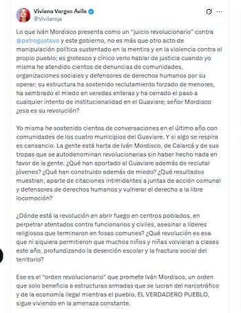 La funcionaria Viviana Vargas Ávila