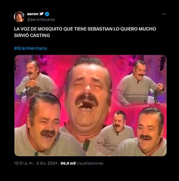 La voz de Sebastián, uno