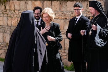 La reina Sofía, en la