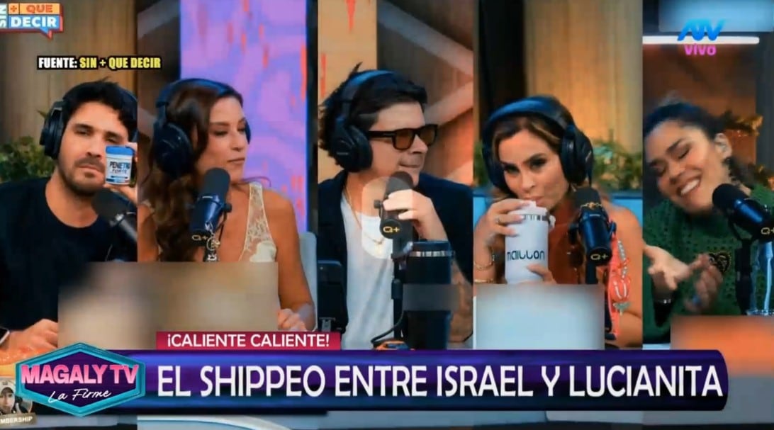 Luciana Roy confiesa que Israel Dreyfus le gusta y él responde: “Hubo mucha química”. Captura: Magaly TV La Firme.