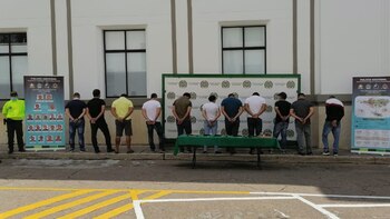 12 personas fueron capturadas tras